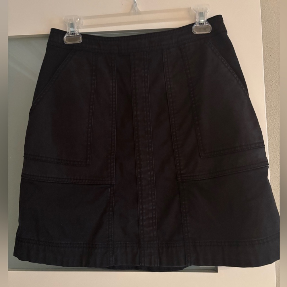 CAbi Black Mini Skirt Sz 2 #8033